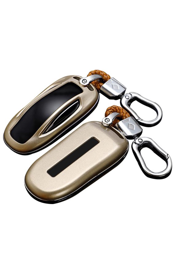 Fit for Tesla Smart Key Cover ABS Plastic Key Protector Shell Fit for Tesla Fit for Model X Keyless Remote Key Case with Keychain