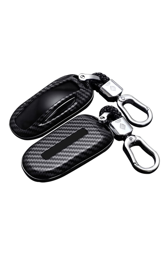 Fit for Tesla Smart Key Cover ABS Plastic Key Protector Shell Fit for Tesla Fit for Model X Keyless Remote Key Case with Keychain