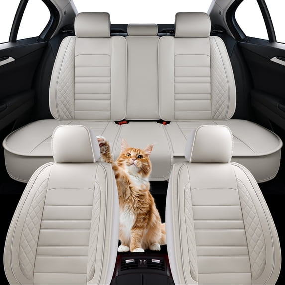 Comfy Ride Fit for Volkswagen Touareg 2004-2017 Vehicle Seat Covers PU Leather ...