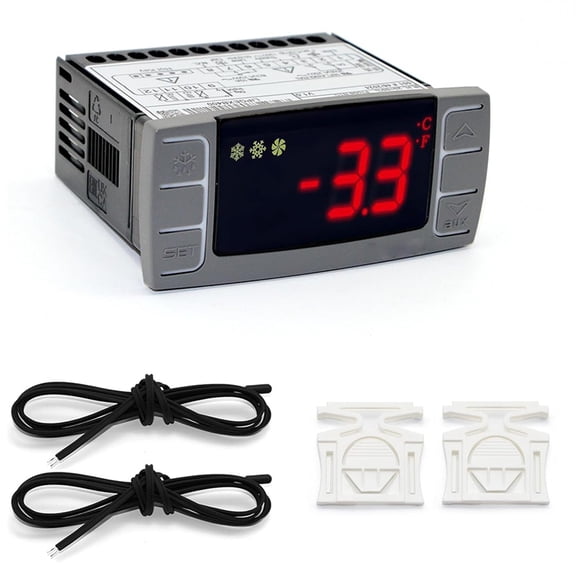 Fit for XR06CX-4N1F1 Temperature Controllers 120v/50-60hz Programmable Digital Thermostat Fit for Commercial Freezer,1set x pid controller