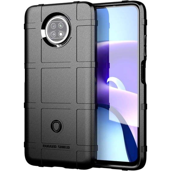 Fit for Xiaomi Redmi Note 9T 5G (NOT Redmi 9T) Case, Heavy Duty Shockproof Military Grade Drop Tested Case for Xiaomi Redmi Note 9 5G (NOT 4G) Black