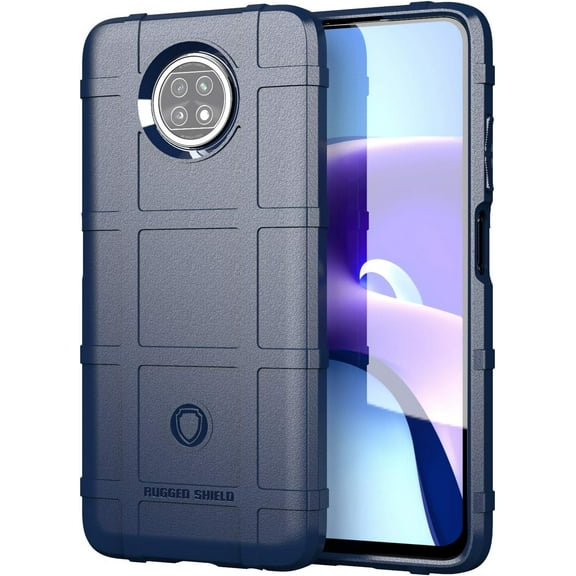 Fit for Xiaomi Redmi Note 9T 5G (NOT Redmi 9T) Case, Heavy Duty Shockproof Military Grade Drop Tested Case for Xiaomi Redmi Note 9 5G (NOT 4G) Blue