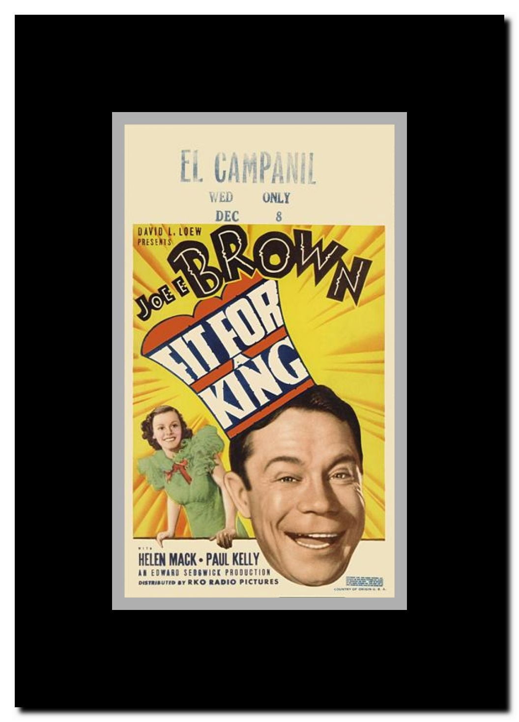 Fit for a King Framed Movie Poster