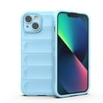 thumbnail image 1 of Fit for iPhone 14 Case, Anti-Scratch & Fingerprint, Microfiber Liner Shockproof Soft Gel Rubber Silicone Cover Drop Protection Liquid Silicone Grip Case For iPhone 14,Blue, 1 of 5