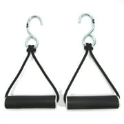 FitBar Pull Up Handles for Bar, Cable Machines, and Exercise Bands, Pair