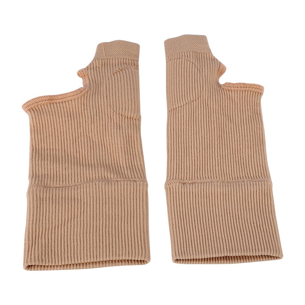FitBest 1 Pair Thumb Hand Wrist Support Therapy Gloves Gel Silicone Filled Arthritis Joint