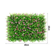 FitBest 1 Piece Of Simulated Green Plant Wall, Plastic Artificial Flower Turf, Artificial Ivy Decorative Wall