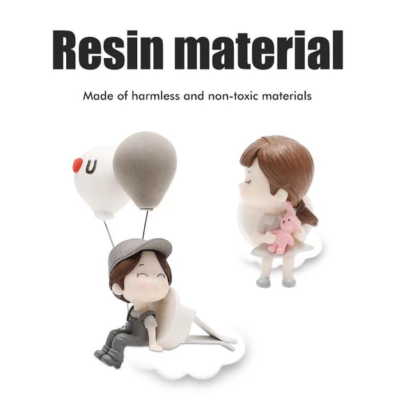 FitBest 1 Set Of Cartoon Kissing Couple Doll Car Air Conditioner Air Outlet Aromatherapy Accessories