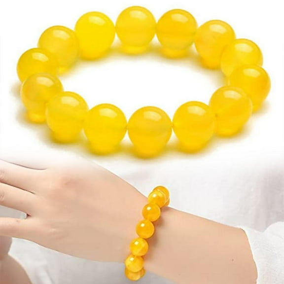 FitBest 1PCS Yellow Jasper Bracelet Is Used To Cure Chakra Yoga And Anti-fatigue