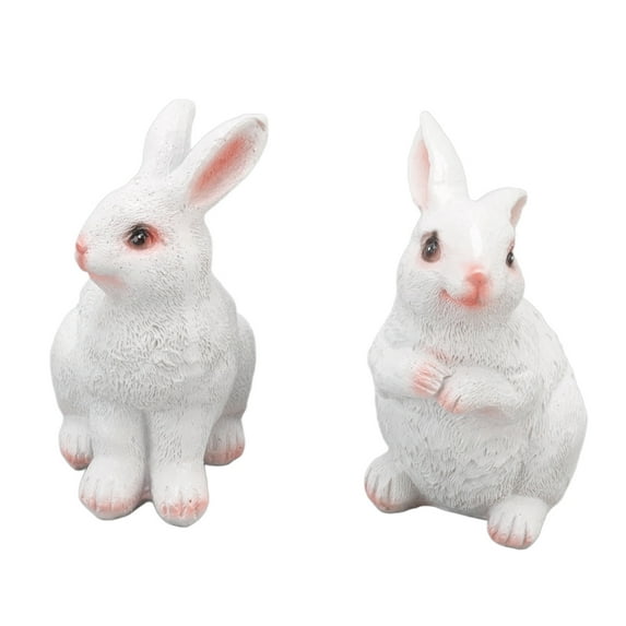 FitBest A Pair Of Sculpture Crafts, Animal Ornaments, Micro Landscape, Potted Decoration