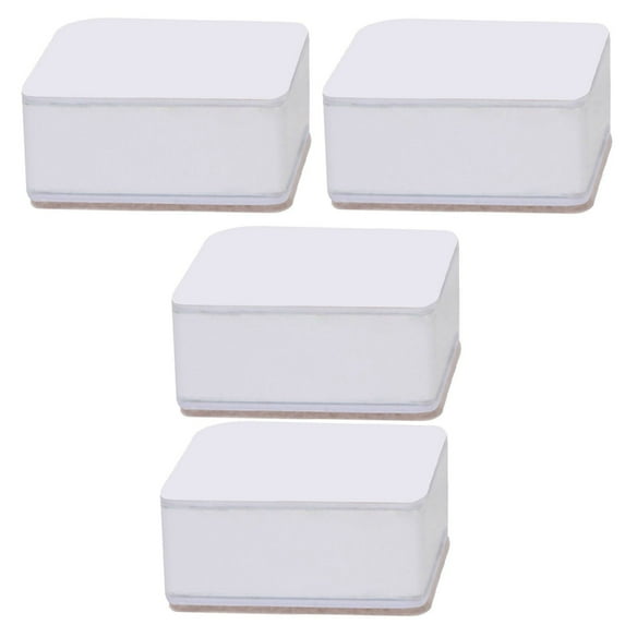 FitBest Carbon Steel Furniture Risers Self Adhesive Furniture Lift Anti Slip Low Noise Bed Lifter With Felt Pad