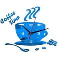 thumbnail image 1 of FitBest DIY Acrylic Wall Clock Modern Mute Coffee Time Clock Cup Shape Wall Sticker Hollow Numeral Clock, 1 of 7