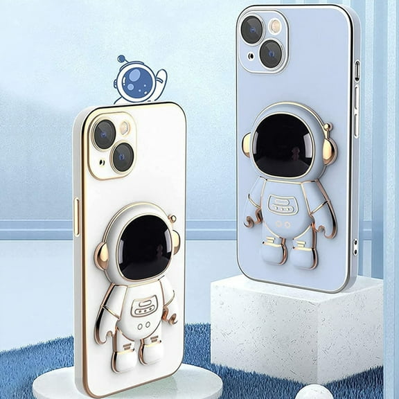 FitBest Electroplated Protective Cover For Astronaut Mobile Phone Case