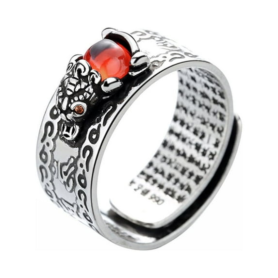 FitBest Feng Shui Ring Pixiu Ring Wealth Lucky Open Adjustable Ring