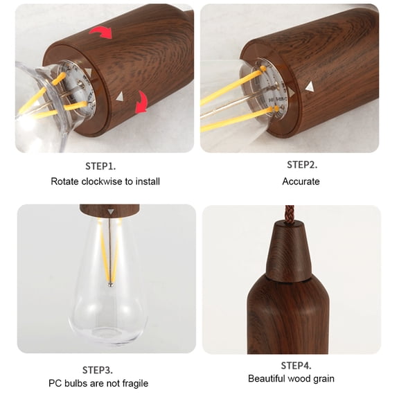 FitBest Outdoor Portable Camping Lamp Retro Lighting LED Pull Lamp Tent Lamp