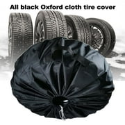 FitBest Oxford Cloth Tire Cover Universal Spare Tire Cover Automobile Tire Dust Protection Cover