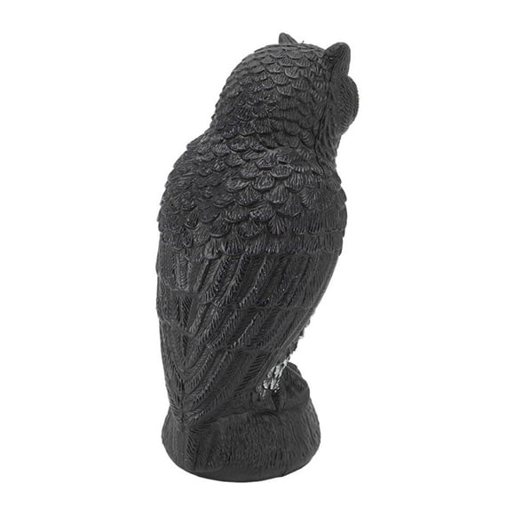 Plastic Owls Scare Birds Away