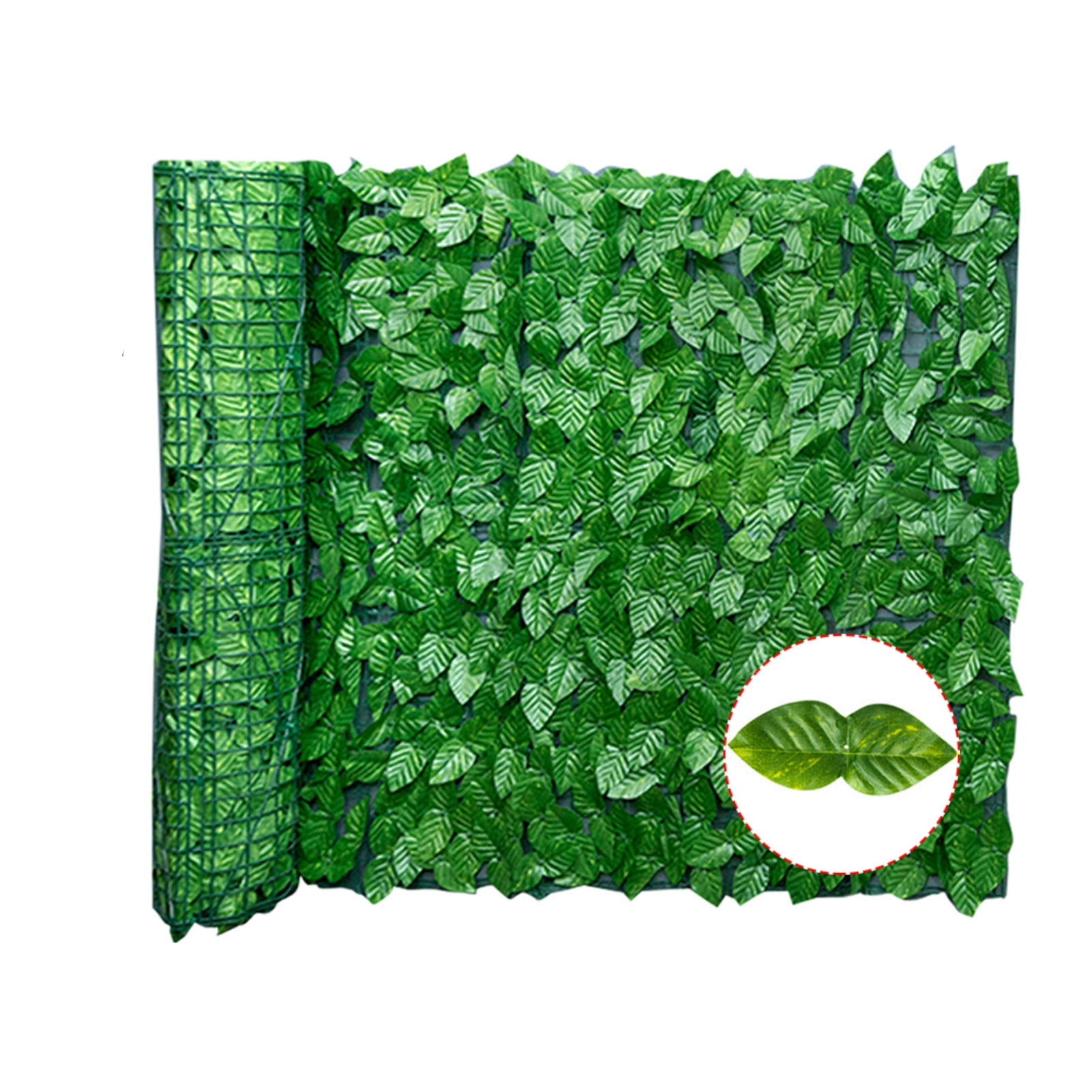 FitBest Simulated Leaf Fence, Artificial Balcony Fence, Garden Rattan ...