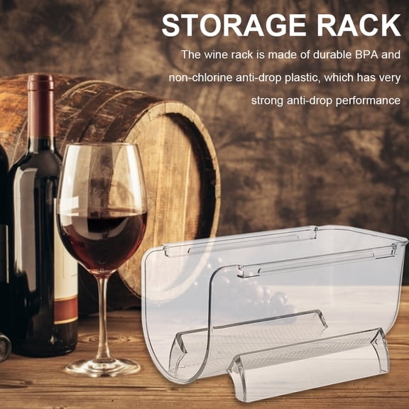 FitBest Stackable Red Wine Storage Rack Refrigerator Beer Storage Rack