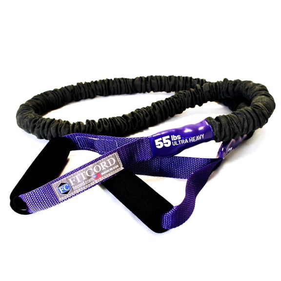 FitCord Resistance Band- 6ft Ultra Heavy (55lb)
