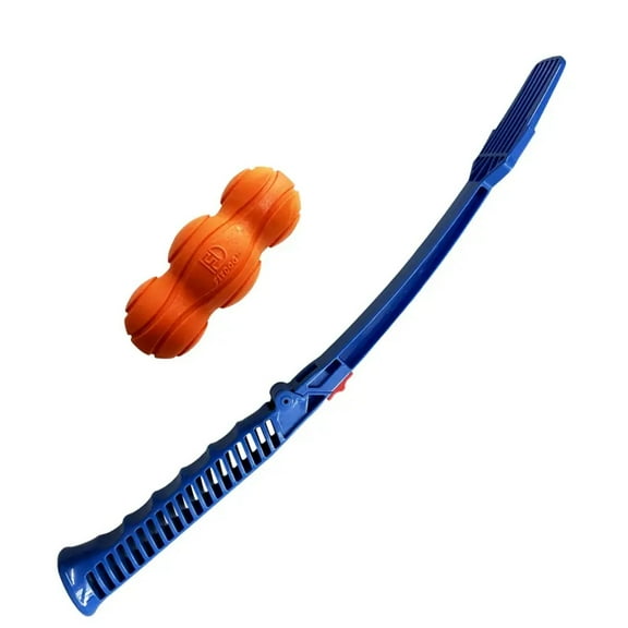 FitDog Raging Roller Interactive Fetch Toy with Launcher for High-Speed Fun, 14.5cm x 6.5cm