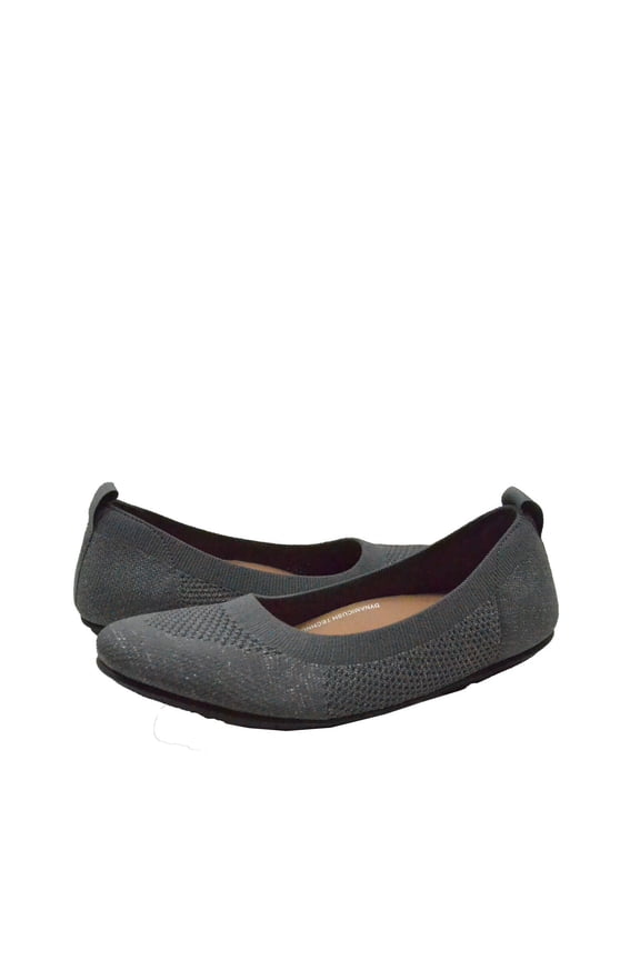 Allegro Ballerina Knit 8 Pewter Grey/Metallic Pewter