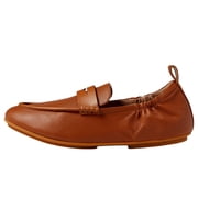 FitFlop Allegro Leather Penny Loafers Light Tan EN1-592 Womens Size 7.5