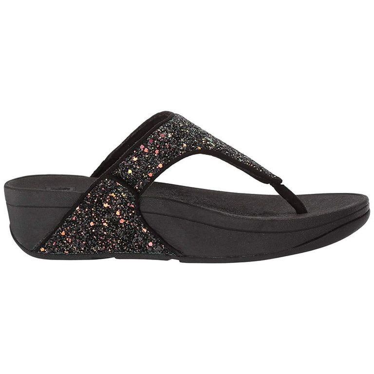 FitFlop Lulu Glitter Black Mix - Walmart.com