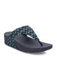 thumbnail image 1 of FitFlop Lulu Womens' Sandals, Midnight Navy Mix, 8.5, 1 of 1