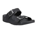 thumbnail image 1 of FitFlop Mens Gogh Moc Leather Sliders, 1 of 5