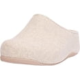 thumbnail image 1 of FitFlop Shuv Ivory Slip On Rounded Toe Slip Resistant Comfortable Slippers (Ivory, 7), 1 of 1