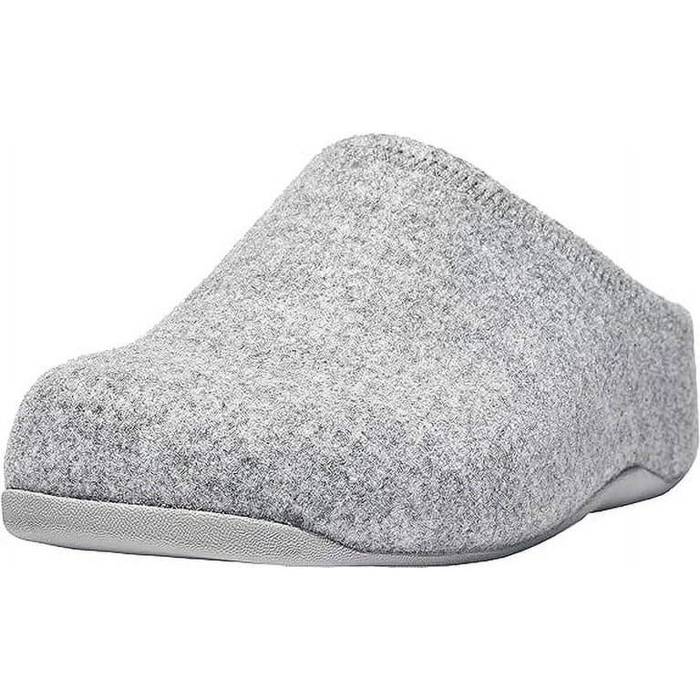 FitFlop Shuv Tiptoe Grey Slip On Rounded Toe Slip Resistant - Main Image