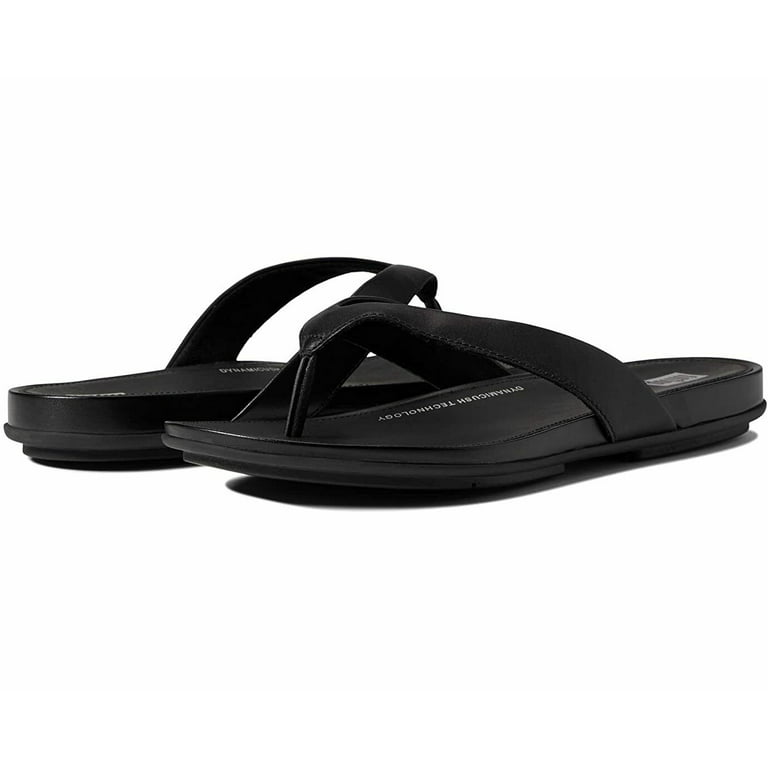 FitFlop Women s Gracie Leather Flip Flop Sandals EO8 090