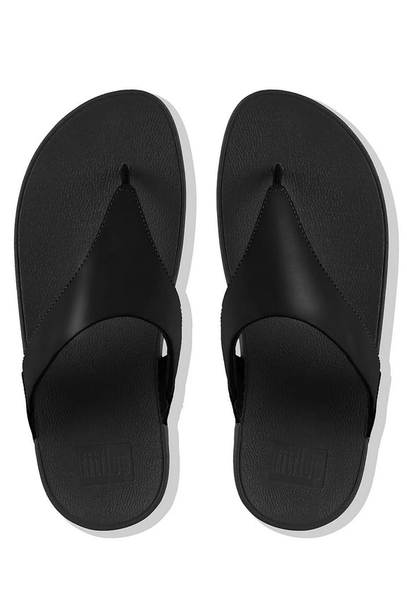 Women's Lulu Leather Toe-Post Thong Sandals