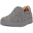 thumbnail image 1 of FitFlop� Women's Rally E01 Merino Wool-Mix Slip-On Skate Sneaker, Love Grey, Size 10, 1 of 1