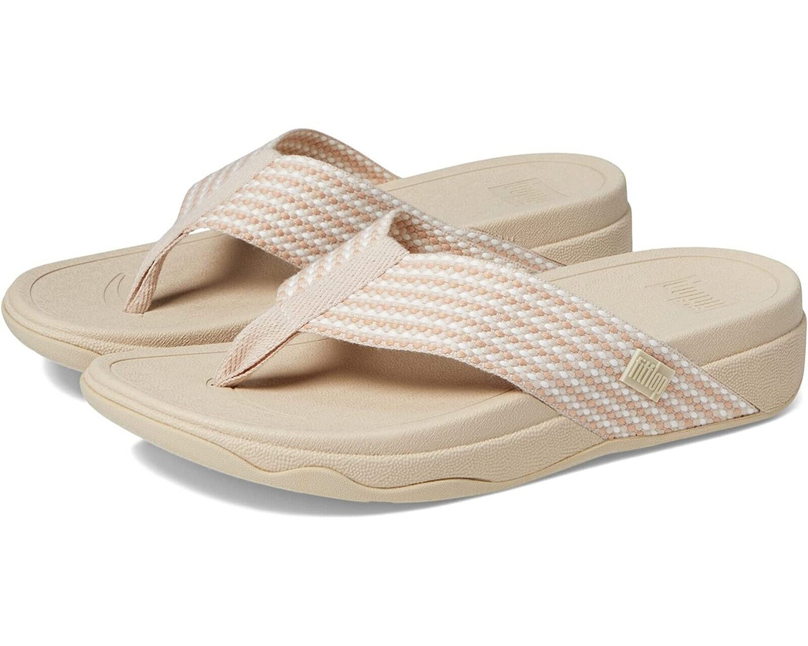 FitFlop Women's Shoes Surfa TStrap Wedge Flip Flop Sandals H84A48