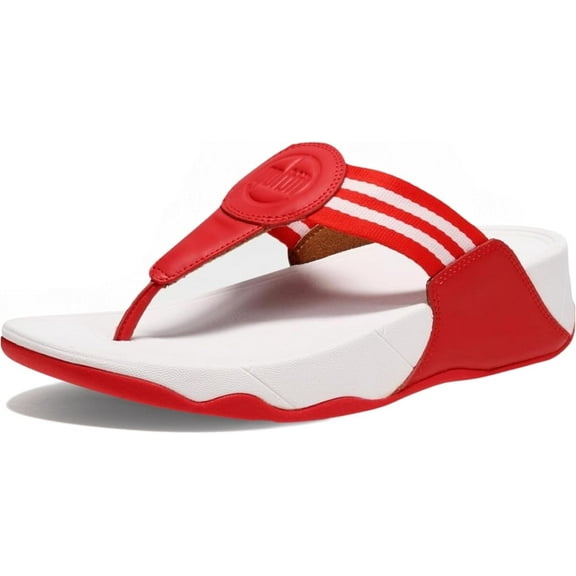FitFlop Walkstar Toe-Post Sandals 11 Red