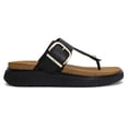 thumbnail image 1 of FitFlop Womens Gen FF Buckle Toe Post Leather Sandals, 1 of 4