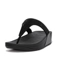 thumbnail image 1 of FitFlop Women's Lulu Crystal Embellished Toe Post Wedge Sole Thong Sandal, 1 of 6