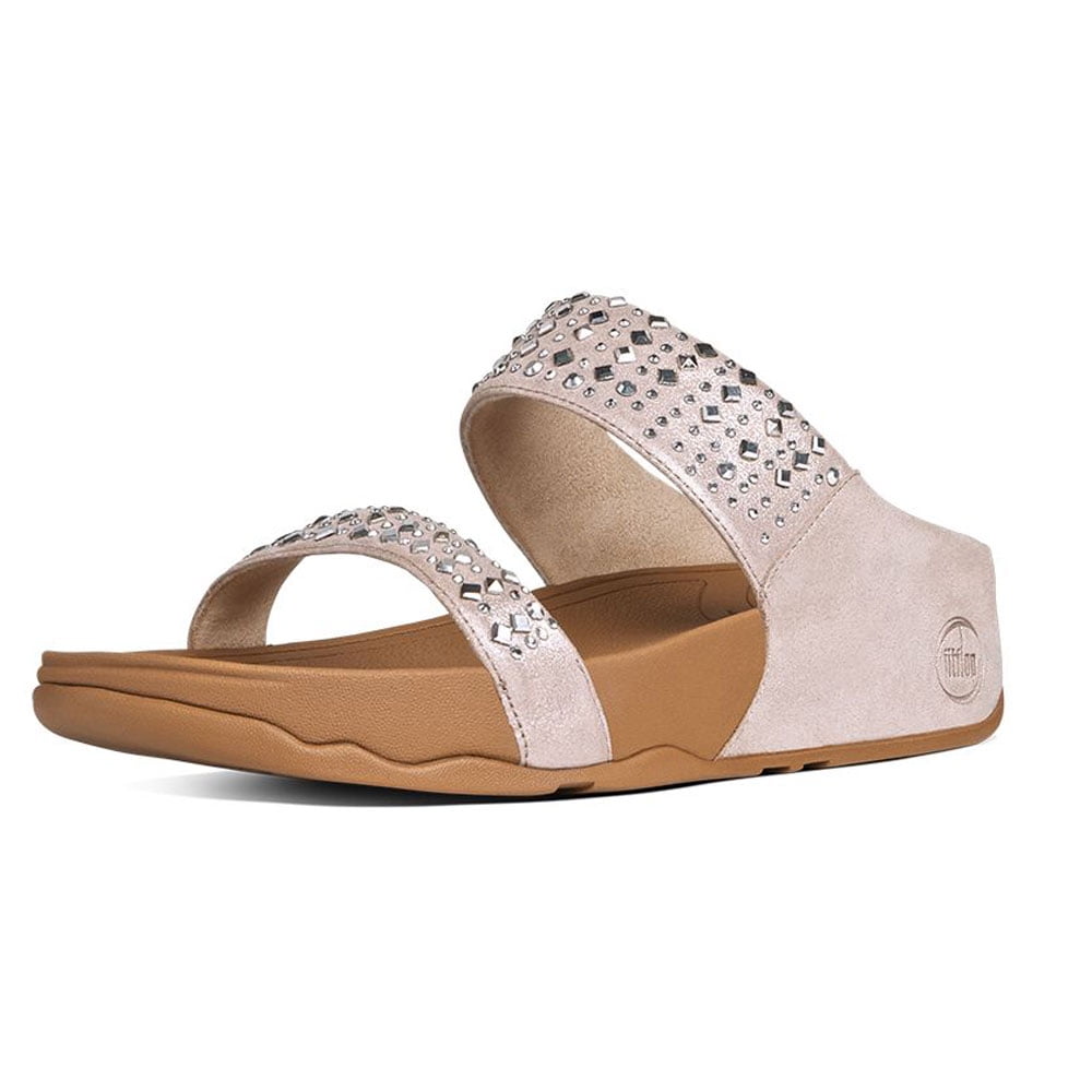 fitflop NOVY SLIDE （Sliver Stone）　黒　US5 Amazon.com | Fitflop Women's Glam Slide Sandal, Black
