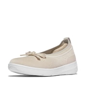 Fitflop Womens Super-Q Bow Knit Ballet Flat