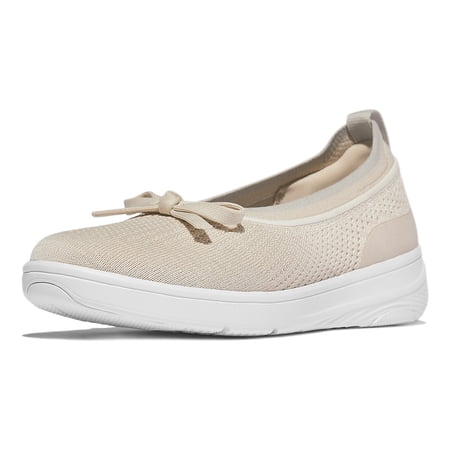 FitFlop Women's Super-Q Bow Knit Ballet Flat