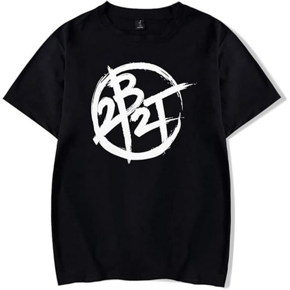 FitMC 2B2T Merch T-shirt Classic Print Short Sleeve Men And Women Fashion Casual Clothing