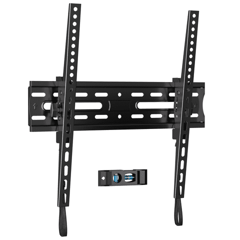 FitMetal Tilting TV Mount for 14-65 inch Tvs, Low Profile Wall Mount Bracket Supports up to 99 lbs, Max Vesa 400x400mm, 16" Wood Stud