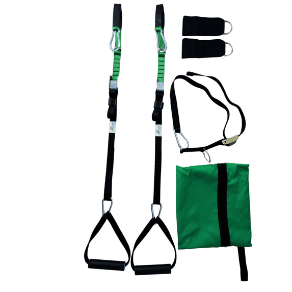 FitNOW Club Bodyweight Resistance Suspension Training Set for Full Body Workout With 12-Week Workout Program Included