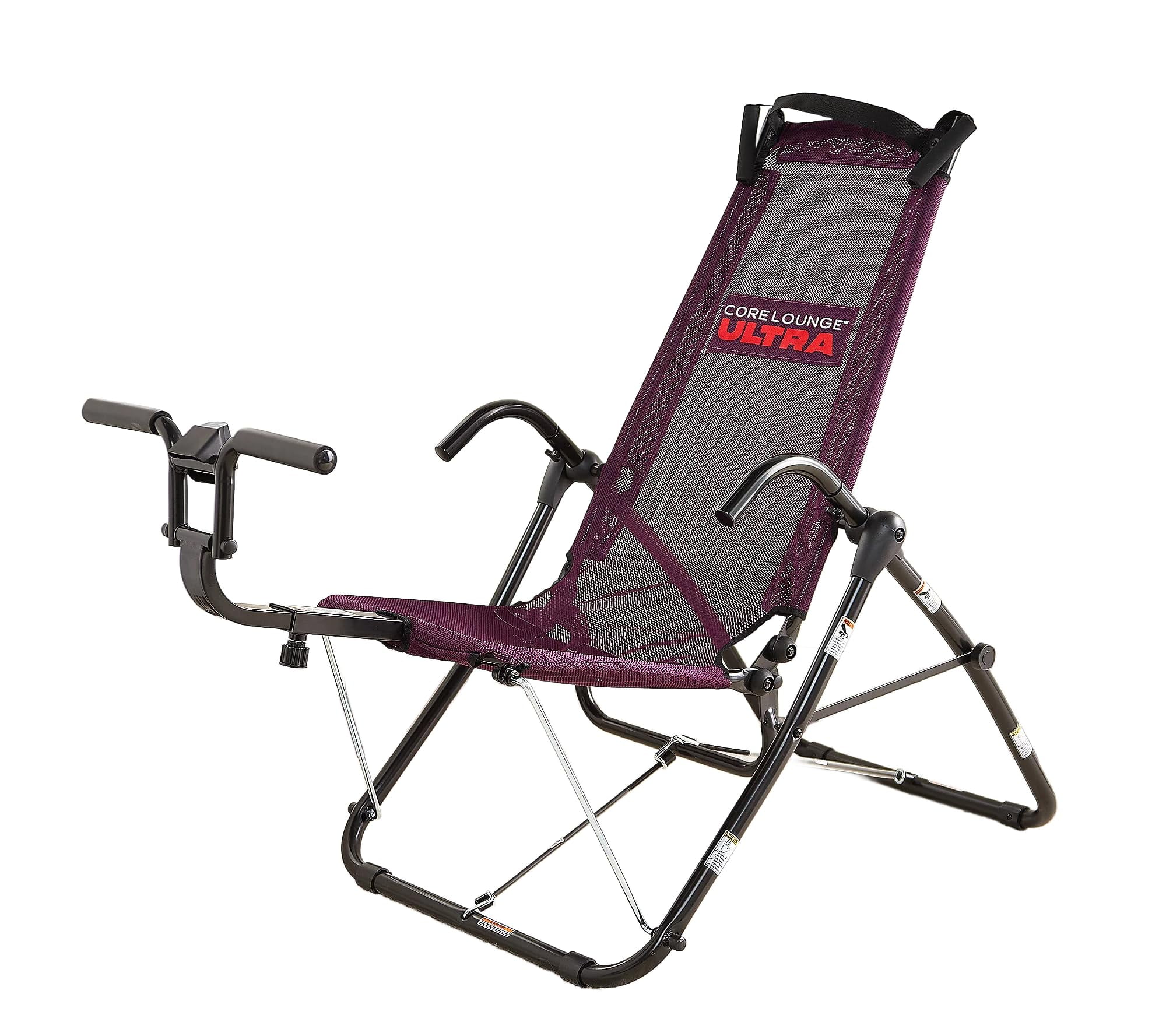 FitNation Sturdy Gym Exercise Lounger Core Lounge Ultra Ab Trainer Alloy Steel Purple Walmart