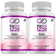 FitPill Pro Keto Capsules   FitPills Pro Pills Advanced Formula, Maximum Strength, 2 Pack, 120 Capsules
