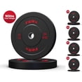 thumbnail interactive-video image 1 of FitRX 260lb Bumper Plate Set, 1 of 8