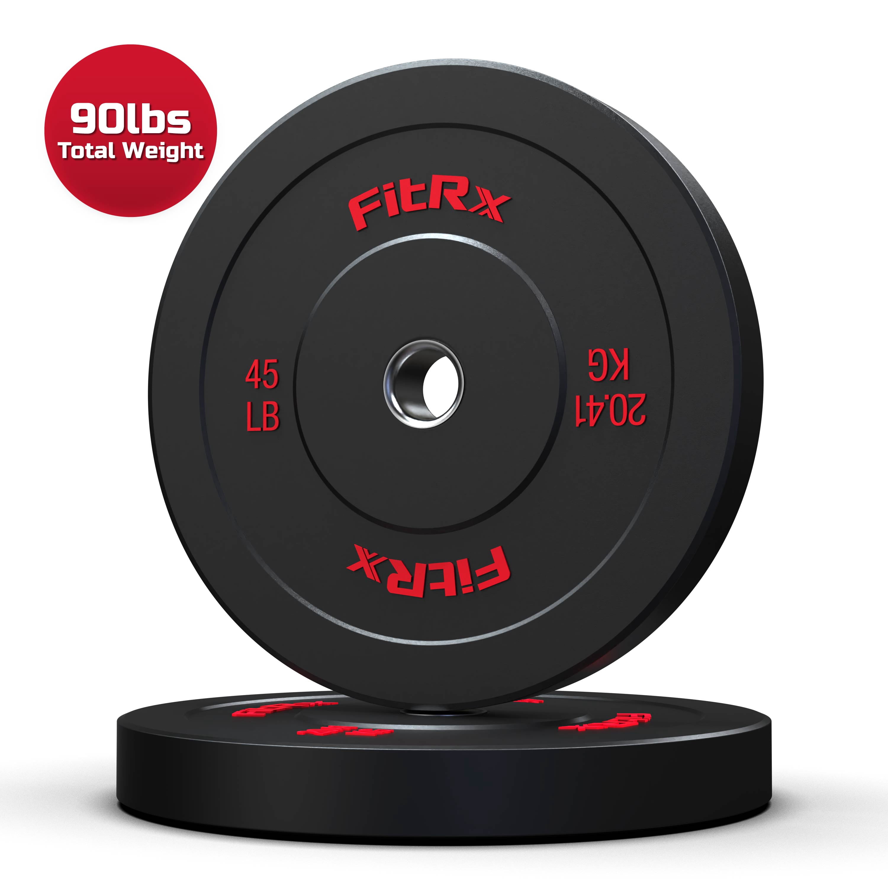 FitRX 450lb Bumper Plate Set