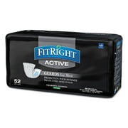 FitRight ActiveEdge Male Guards, Maxium Absorbency, 6" x 11" 208 Count